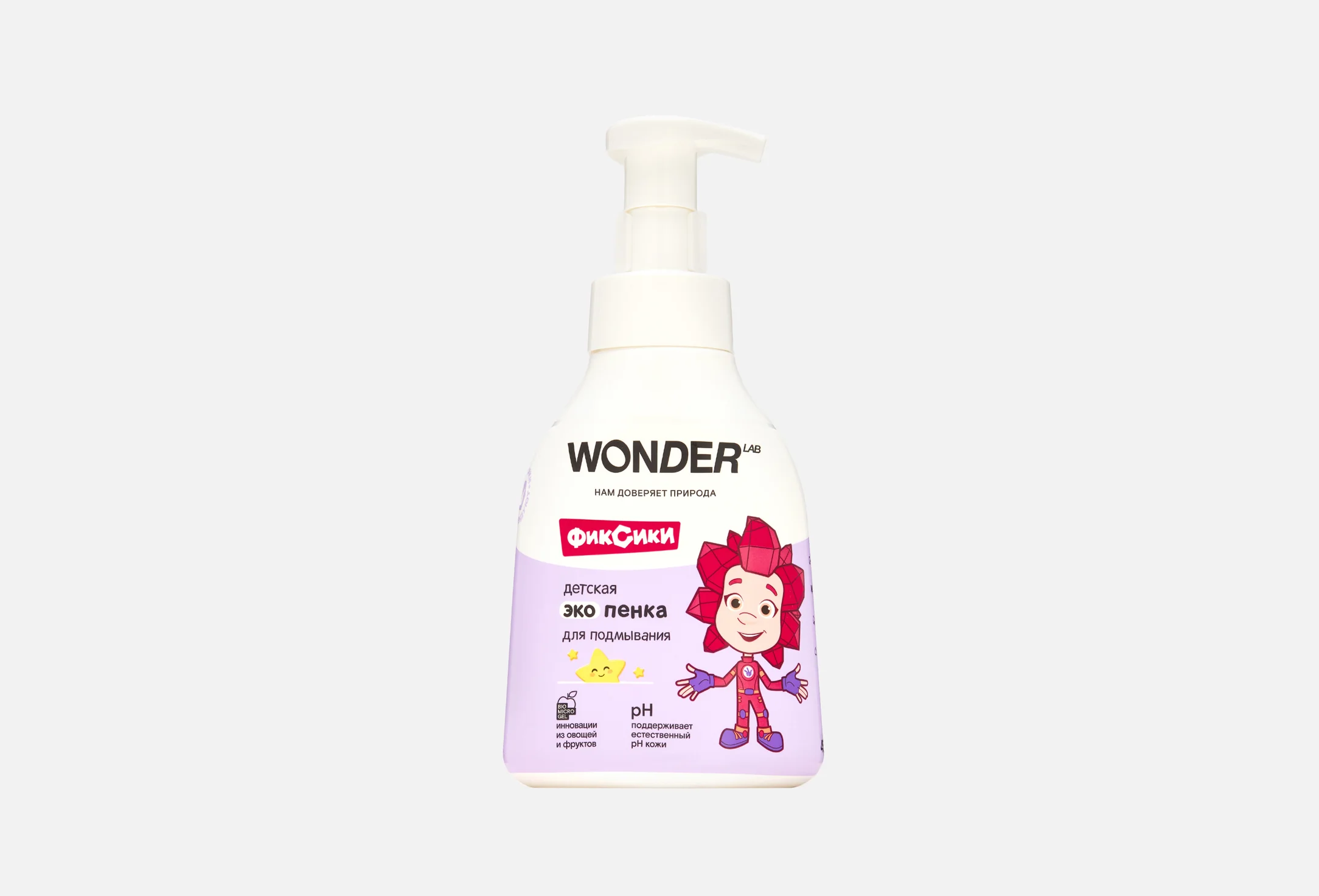 Средство для подмывания малышей WONDER LAB без запаха, экологичная пенка для детей