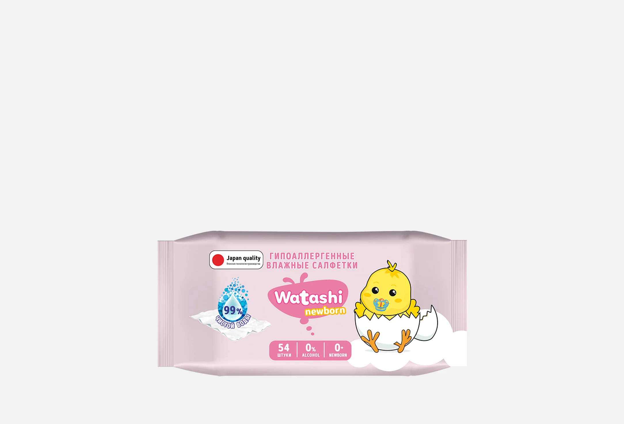 Влажные салфетки WATASHI для детей